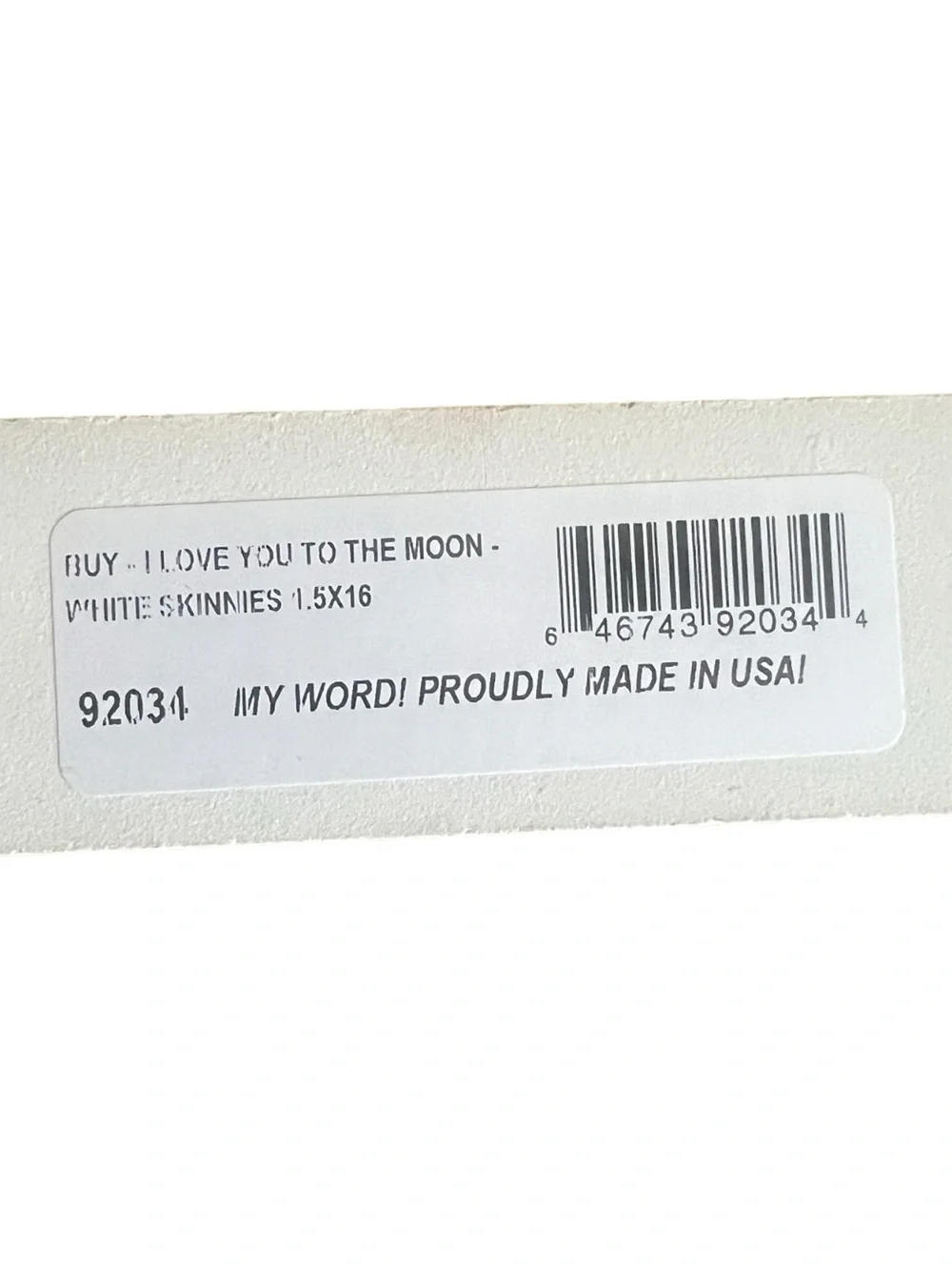 “I Love You to the Moon and Back” Wooden Nursery Sign 16” - Picture 4 of 5